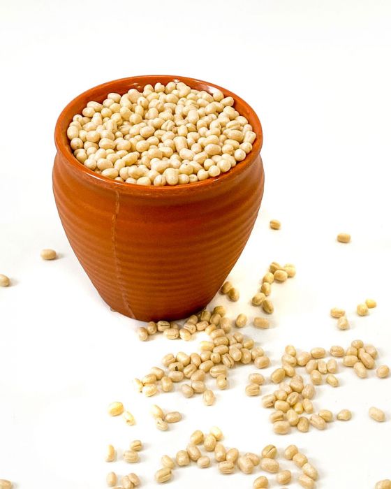 Gundu Minapapappu (గుండు మినపప్పు) (Desi) (White Urad Dal Whole) (Subhash Palekar Method) (1000 Grams)