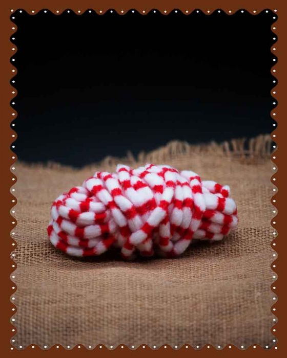 Pure Cotton HandMade Vastra Mala for Pooja (Gejje Vastra / Cotton Garland) (4.5 to 5 Meters)