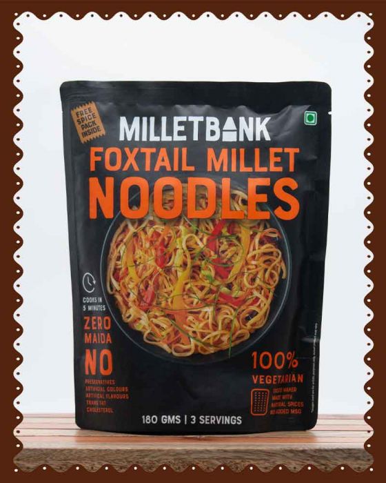 FOXTAIL MILLET NOODLES (MILLET BANK) (180 Grams)