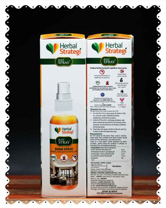 Herbal Mosquito Repellent Room Spray (100ml)