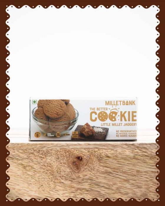 LITTLE MILLET JAGGERY COOKIE (MILLET BANK) (100 Grams)