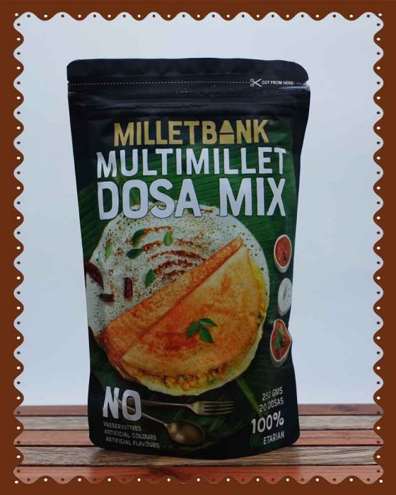 MULTI MILLET DOSA MIX (MILLET BANK) (250 Grams)