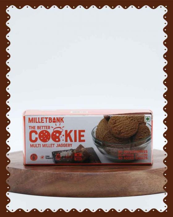 MULTI MILLET JAGGERY COOKIE (MILLET BANK) (100 Grams)