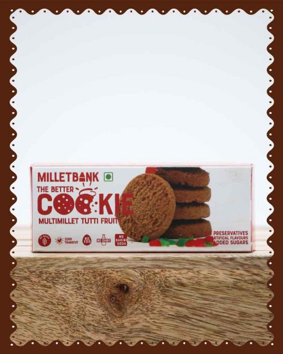 MULTI MILLET TUTTI FRUITY COOKIE (MILLET BANK) (100 Grams)