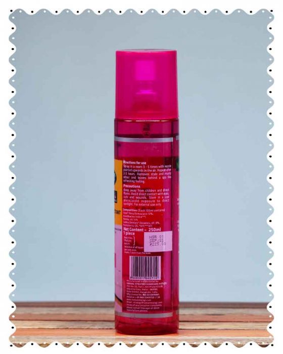 Rose Natural Room Disinfectant and Freshener Spray (250ml)