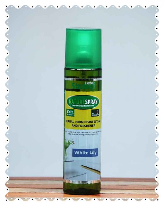 White Lily Herbal Room Disinfectant and Freshener Spray (250ml)