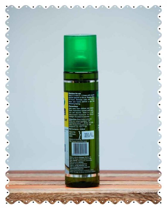 White Lily Herbal Room Disinfectant and Freshener Spray (250ml)