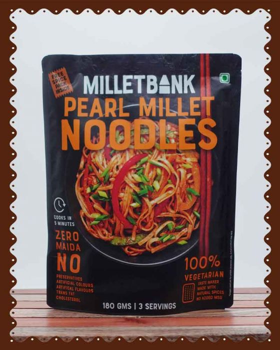 PEARL MILLET NOODLES (MILLET BANK) (180 Grams)