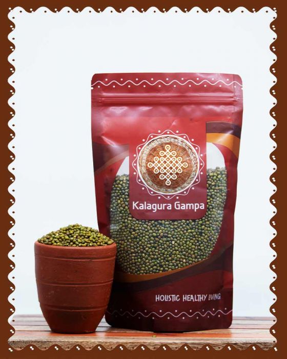 Pesalu (పెసలు) (Desi) (Green Mung Bean) (Subhash Palekar Natural Method) (1000 Grams)