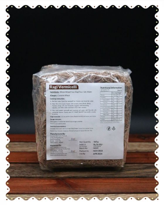 Ragi Vermicelli (MYMB) (160 Grams)