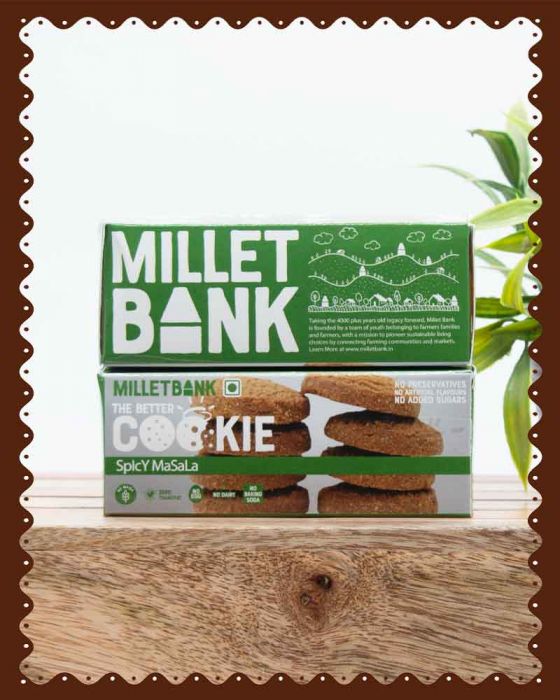 SPICY MASALA COOKIE (PEARL MILLET) (MILLET BANK) (100 Grams)