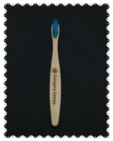 Baby Bamboo Tooth Brush - Bamboo Fiber Bristles Blue (1 Pc)